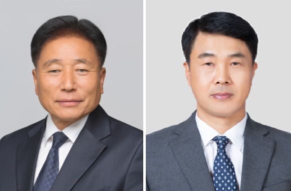 [고창=뉴시스] 지난 8일 고창군의회 제326회 제1차 장례회 제1차 본회의에서 주민 복지에 대한 내용으로 군정질문를 펼쳤던 임정호 의원(왼쪽)과 김삼용 의원(오른쪽). *재판매 및 DB 금지