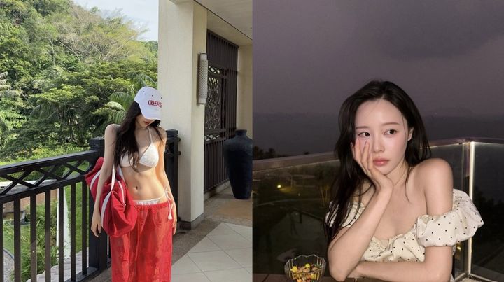 [서울=뉴시스] 이솔이가 비키니를 입고 휴양지에서 보낸 일상을 공개했다. (사진 출처=이솔이 인스타그램 캡처)
