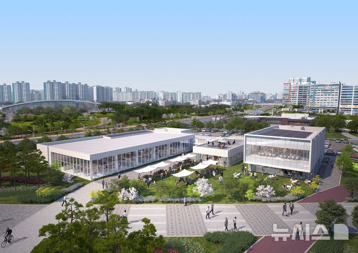 [파주=뉴시스] 경기 파주시 '파주로컬푸드복합센터' 조감도. (사진=파주시 제공) 2026.09.16. photo@newsis.com