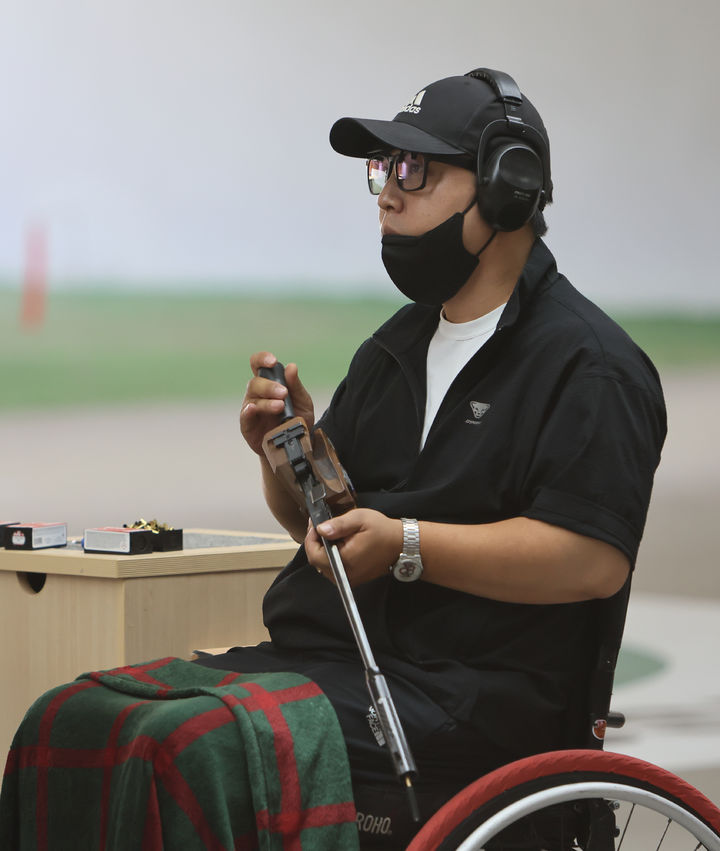 [서울=뉴시스] 제46회 전국장애인체육대회 최우수선수(MVP)를 수상한 조정두. (사진 = 대한장애인체육회 제공) *재판매 및 DB 금지