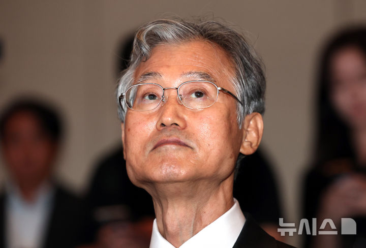 [서울=뉴시스] 이영환 기자 = 조희대 대법원장이 지난 16일 오전 서울 용산구 그랜드 하얏트 서울 그랜드볼룸에서 열린 제1회 세종법률문화상 시상식에 참석하고 있다. 2026.09.20. 20hwan@newsis.com