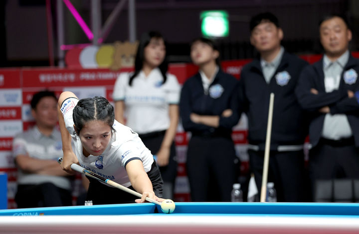 하나카드, '당구 여제' 김가영과 함께 PBA 팀리그 3R '선두 도약'
