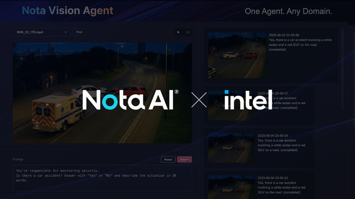 노타·인텔, AI 영상관제 패키지…GPU 한 장으로 CCTV 32채널 분석
