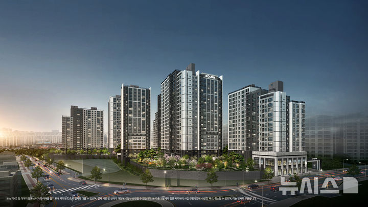 [전주=뉴시스] 전주 ‘삼천 하늘채 라비엘’ 조감도. *재판매 및 DB 금지