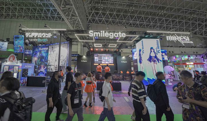 [서울=뉴시스] 스마일게이트는 오는 21일까지 일본 지바현 마쿠하리 멧세에서 열리는 TGS 2026에 전용 부스를 열고 신작 2종을 선보인다. (사진=스마일게이트 제공) *재판매 및 DB 금지