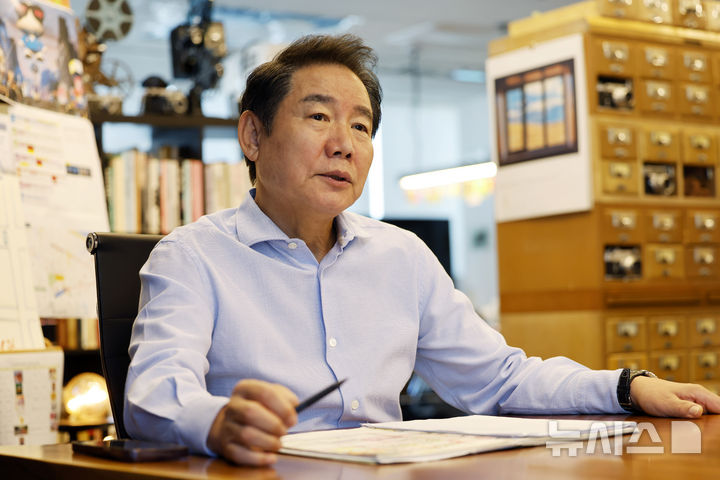 [서울=뉴시스] 김혜진 기자 = 박상원 강남페스티벌 공동조직위원장이 17일 서울 강남구 모처에서 뉴시스와 인터뷰를 하고 있다. 2026.09.17. jini@newsis.com