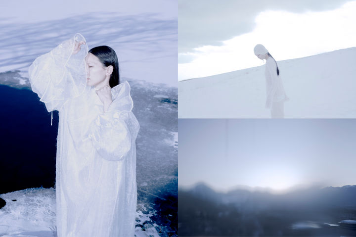 [서울=뉴시스] 마메 쿠로구치(Mame Kurogouchi) 2026년 가을·겨울(FW) 컬렉션 (사진=LF 제공) 2026.09.18. photo@newsis.com *재판매 및 DB 금지