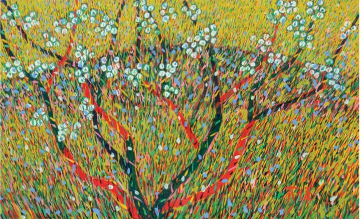이대원, 농원(배꽃) oil on canvas 89.4×145.5cm (80) 1996. 추정가 1억9000만~2억8000만 원 *재판매 및 DB 금지