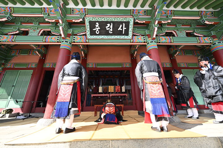 [서울=뉴시스] 제428주년 만인의사 순의제향 모습 (사진=만인의총관리소 제공) 2026.09.18. photo@newsis.com *재판매 및 DB 금지