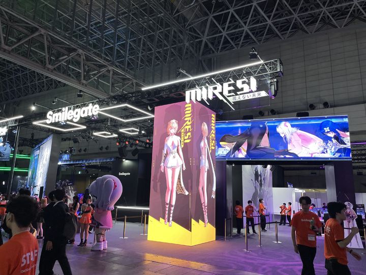 [도쿄(일본)=뉴시스] 이주영 기자 = 도쿄게임쇼(TGS) 2026에 마련된 스마일게이트 '미래시' 부스. 2026.09.18. zoo@newsis.com *재판매 및 DB 금지