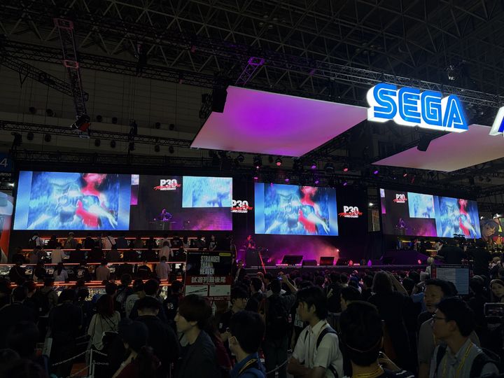 [도쿄(일본)=뉴시스] 이주영 기자 = 18일 일본 지바현 마쿠하리 멧세에서 열린 도쿄게임쇼(TGS 2026)에 마련된 세가 부스. 2026.09.18. zoo@newsis.com *재판매 및 DB 금지