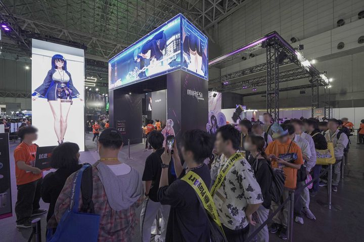 [도쿄(일본)=뉴시스] 도쿄게임쇼(TGS 2026)에 마련된 스마일게이트 '미래시' 부스 모습. (사진=스마일게이트 제공) *재판매 및 DB 금지