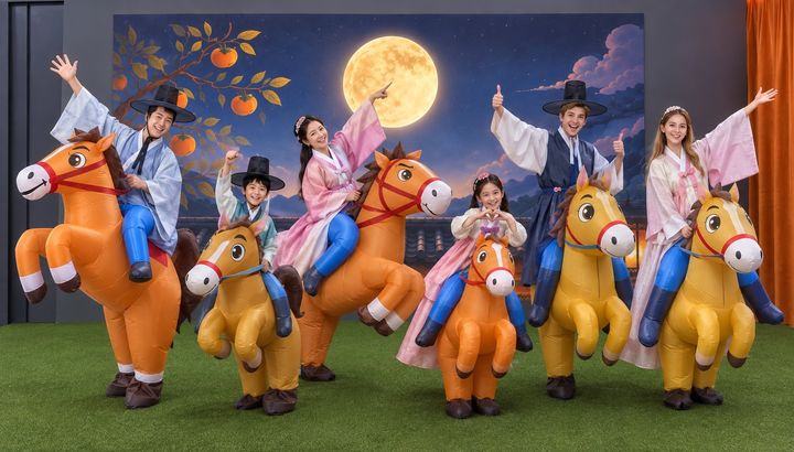 [부산=뉴시스] 부산박물관은 추석을 맞아 오는 25~27일 추석 문화행사 '한가위, 말 타고 박물관 한 바퀴'를 개최한다고 20일 밝혔다. (사진=부산박물관 제공) 2026.09.20. photo@newsis.com *재판매 및 DB 금지