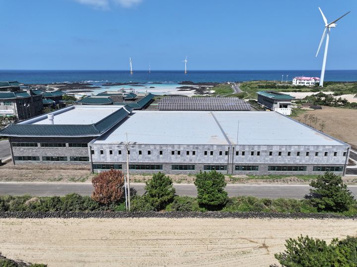 [제주=뉴시스] 증설 사업이 완료된 제주 동부하수처리장. (사진=제주도 제공) *재판매 및 DB 금지