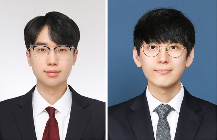 왼쪽부터 신병권 영상의학과 4년차 전공의, 오정훈 2년차 전공의(사진=전북대병원 제공) *재판매 및 DB 금지