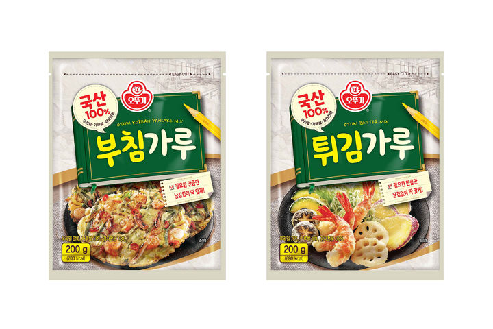 오뚜기 부침가루, 튀김가루. (사진=오뚜기 제공) *재판매 및 DB 금지