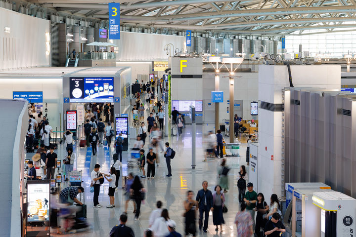 [서울=뉴시스] 사진은 인천공항 터미널 출국장 모습. 2026.09.22. (사진=인천공항공사 제공) photo@newsis.com *재판매 및 DB 금지