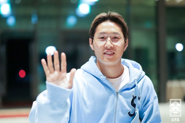 [서울=뉴시스] 축구 국가대표 이강인, 로베르트 모레노 감독이 이끄는 한국 남자 축구 국가대표팀 합류. (사진=대한축구협회 제공) 