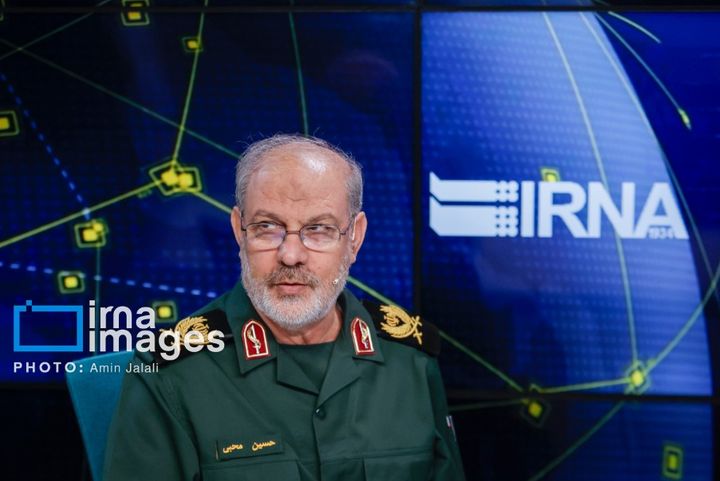 [서울=뉴시스] 호세인 모헤비 이란 혁명수비대(IRGC) 대변인.(출처: IRNA 통신 홈페이지 갈무리) 2026.09.23. *재판매 및 DB 금지