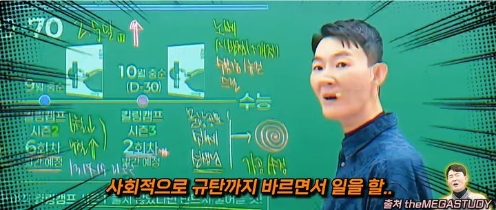 [서울=뉴시스] 수학 '일타강사' 현우진이 최근 공개된 영상에서 현직 교사와의 문항 거래 혐의로 재판을 받은 뒤 20년간 이어온 강사 생활에 대한 심경을 밝히고 있다. (사진=유튜브 캡처) *재판매 및 DB 금지