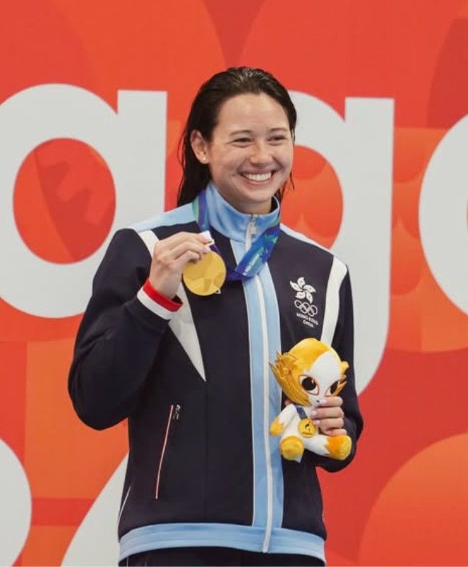 [서울=뉴시스]시오반 허헤이가 2026 아이치·나고야 아시안게임에서 두 번째 금메달을 얻었다.(사진=시오반 허헤이 인스타그램)2026.09.23.