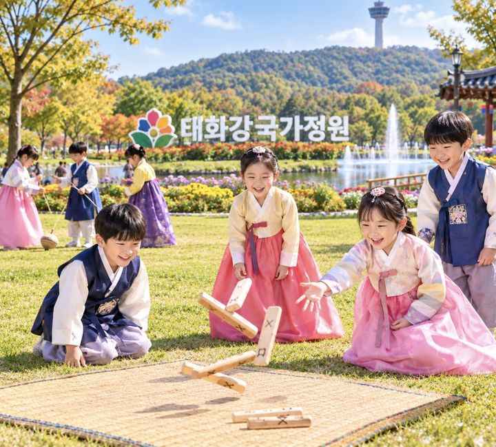 [울산=뉴시스] 9월 24일부터 27일까지 나흘간 이어지는 연휴 동안 울산지역 박물관과 미술관, 공원, 관광지에서는 전통놀이와 만들기 체험을 비롯해 다양한 전시와 공연이 마련된다. (AI 생성 이미지) 2026.09.23. photo@newsis.com *재판매 및 DB 금지