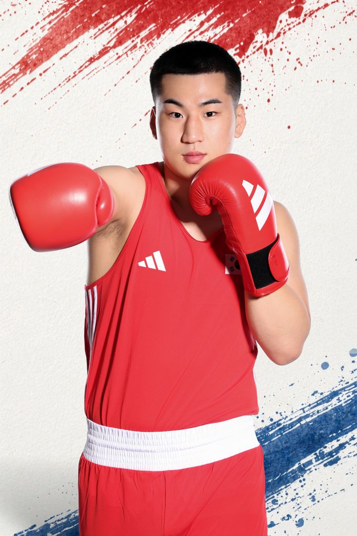 [서울=뉴시스] 복싱 국가대표 김민성, 2026 아이치·나고야 아시안게임 남자 80㎏급 8강 진출. (사진=대한체육회 제공) 