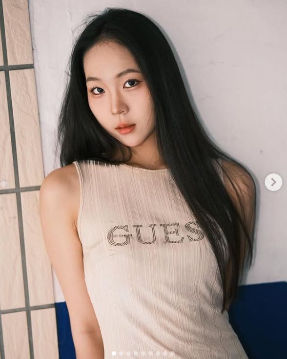 [서울=뉴시스] 대만 야구대표팀 투수 린이웨이의 여자친구이자 모델로 활동 중인 강자리. (사진=강자리 인스타그램 캡처) *재판매 및 DB 금지
