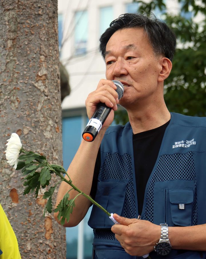 [부산=뉴시스] 손석주 영화숙·재생원피해생존자협의회 대표. (사진=부산민주항쟁기념사업회 제공) 2026.09.28. photo@newsis.com *재판매 및 DB 금지