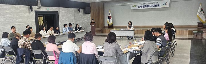 [횡성=뉴시스] 3분기 지역사회보장협의체 정기회의. (사진=횡성군 제공) 2026.09.28. photo@newsis.com *재판매 및 DB 금지