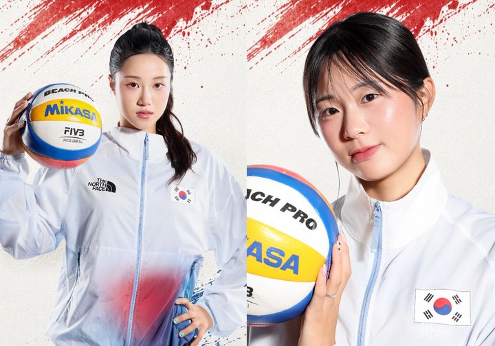 [서울=뉴시스] 2026 아이치·나고야 아시안게임 비치발리볼 국가대표 신지은-김정아. (사진=대한체육회 제공) 2026.09.01. *재판매 및 DB 금지
