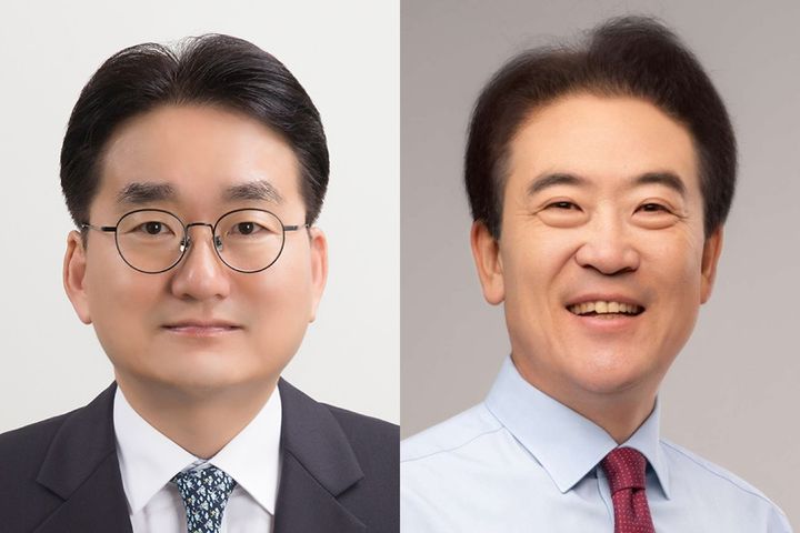 [청주=뉴시스] 손인석(왼쪽), 윤희근 청주 서원구당협 조직위원장 후보. (사진=뉴시스 DB). photo@newsis.com *재판매 및 DB 금지