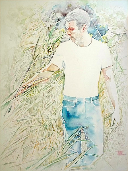 신은주(Eun-Joo_Shin) ,In the Reeds, 80 × 60 cm, 캔버스에 유채 *재판매 및 DB 금지