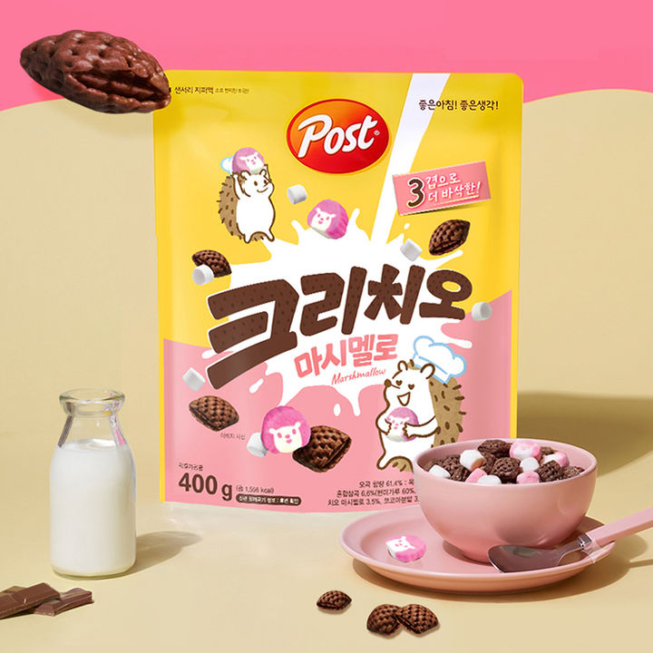 [서울=뉴시스] 동서식품, 신제품 '포스트 크리치오 마시멜로' 출시 (사진=동서식품 제공) *재판매 및 DB 금지