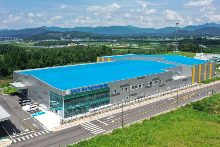 [보은=뉴시스] 충북 보은 과수거점산지유통센터. (사진=보은군 제공) *재판매 및 DB 금지