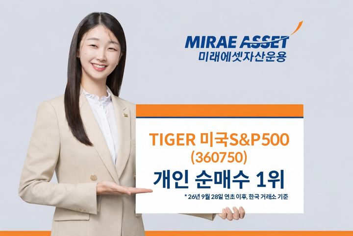 미래에셋 'TIGER 미국S&P500 ETF' 올해 개인 순매수 1위