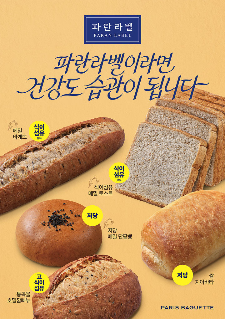 [서울=뉴시스] 파리바게뜨, '파란라벨' 신제품 5종 출시 (사진=파리바게뜨 제공) *재판매 및 DB 금지