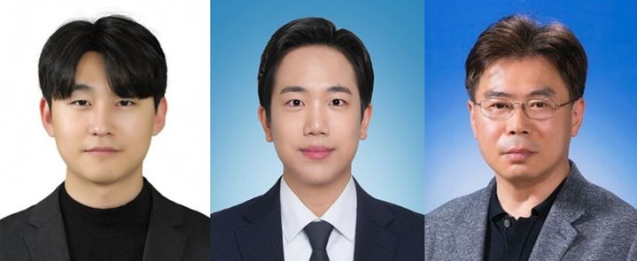 [서울=뉴시스] (왼쪽부터) 변장원·윤성필 연구원(공동 제1저자), 이만종 교수(교신저자). (사진=건국대 제공) 2026.09.30. photo@newsis.com *재판매 및 DB 금지