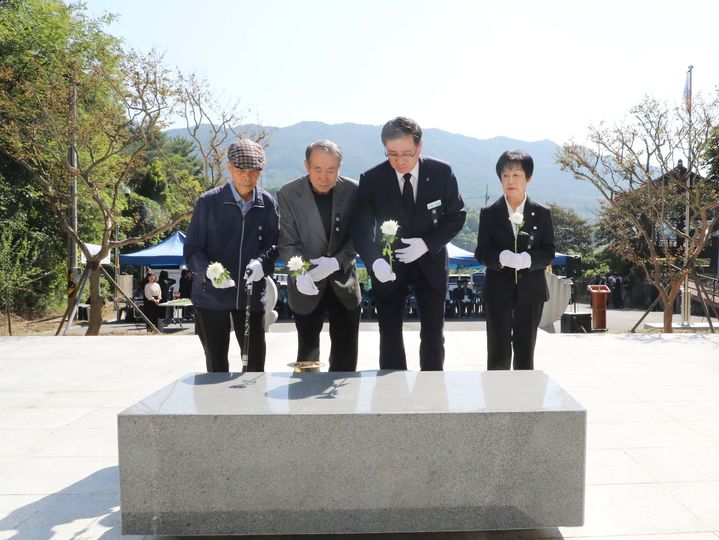 [함양=뉴시스] 제77주기 함양군 양민희생자 추모 (사진=함양군 제공) 2026. 09. 30. photo@newsis.com&nbsp; *재판매 및 DB 금지
