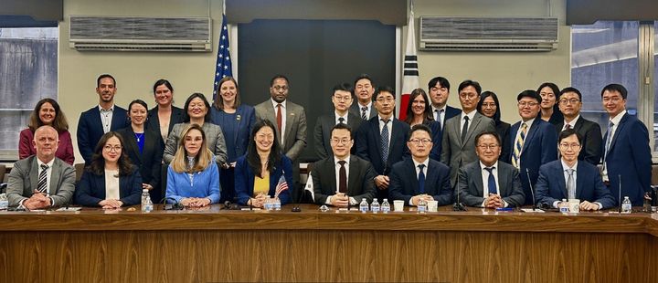 [서울=뉴시스]한미 양국이 지난 28일(현지시간) 미국 워싱턴 DC 국무부에서 '제6차 한미 민주주의 거버넌스 협의체(DGC)' 회의를 개최했다. 사진 외교부 제공. *재판매 및 DB 금지