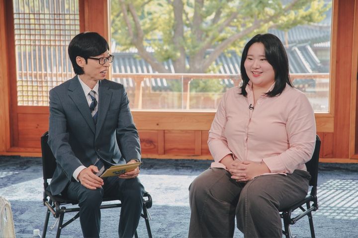 [서울=뉴시스] 유재석, 전은슬. (사진 = tvN '유 퀴즈' 캡처) 2026.09.30. photo@newsis.com *재판매 및 DB 금지