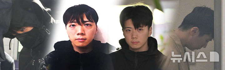 [전남광주=뉴시스] 이영주 기자 = 여고생 살해범 장윤기가 30일 오후 전남광주 동구 광주지법에서 1심 선고를 앞두고 있다. 왼쪽부터 장윤기가 지난 5월7일 구속 전 피의자 심문(영장실질심사)을 받기 위해 출석하는 모습, 5월14일 신상공개 당시 머그샷과 같은날 이뤄진 검찰 송치 당시 모습, 30일 오후 1심 선고를 위해 구치감에서 법정으로 이동하는 모습. 2026.09.30. leeyj2578@newsis.com