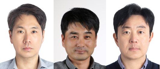 [서울=뉴시스] 왼쪽부터 이성훈·한복현·이현승 상무. (사진=홈앤쇼핑 제공) 2026.10.01. photo@newsis.com *재판매 및 DB 금지
