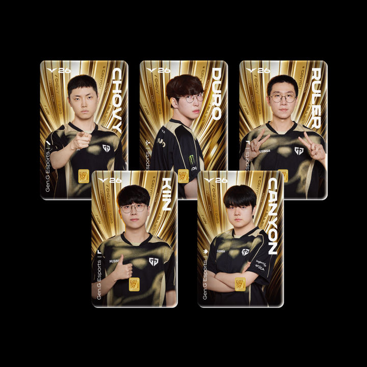 [대전=뉴시스]조폐공사는 국내 대표 e스포츠 리그인 '2026 리그 오브 레전드 챔피언스 코리아(LCK)' 우승을 기념한 카드형 골드 제품을 1일부터 예약 접수한다. 2026.10.01 photo@newsis.com *재판매 및 DB 금지