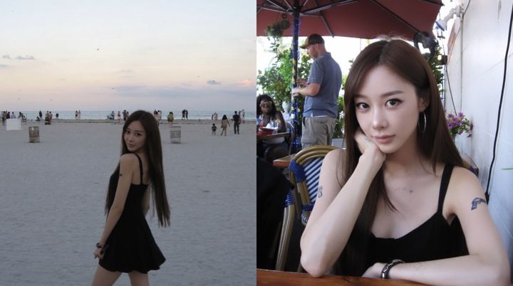 [서울=뉴시스] 에스파 지젤이 더 마른 실루엣으로 근황을 전했다. (사진 출처=지젤 인스타그램 캡처)