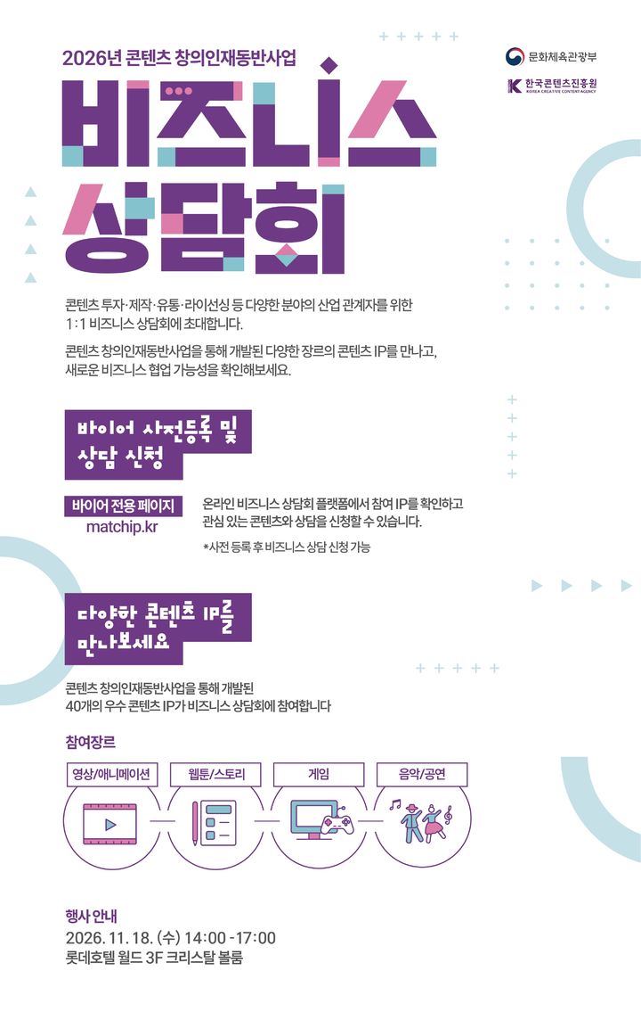 신진 창작자 IP 40종 한자리...콘진원, 비즈니스 상담회 - 뉴스 썸네일 이미지