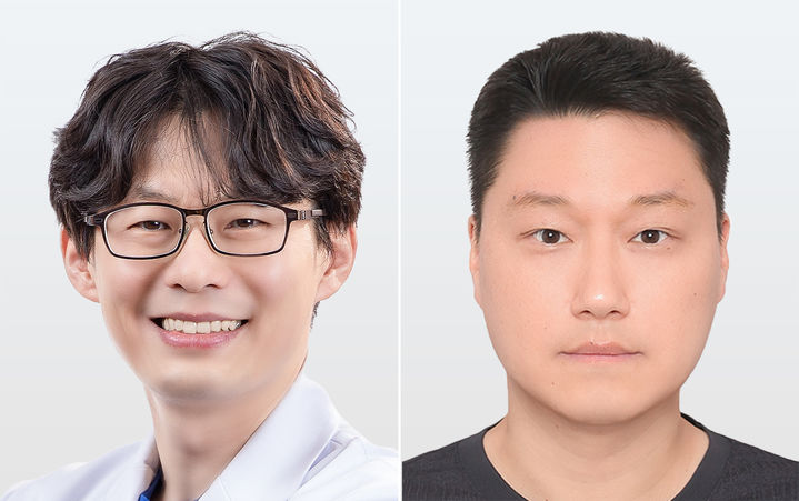 [대전=뉴시스] 충남대병원 혈액종양내과 송익찬(왼쪽) 교수와 충남대 면역중개연구소 박정현 연구교수. (사진=충남대학교병원 제공) 2026.10.01. photo@newsis.com *재판매 및 DB 금지