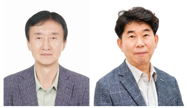 [서울=뉴시스] 에코프로가 경영 경쟁력을 강화하고 미래 성장 기반을 마련하기 위해 사장단 인사를 조기에 단행했다. 왼쪽부터 최상운 에코프로 신임 사장, 박종환 에코프로에이치엔 신임 사장. (사진=에코프로 제공) photo@newsis.com *재판매 및 DB 금지