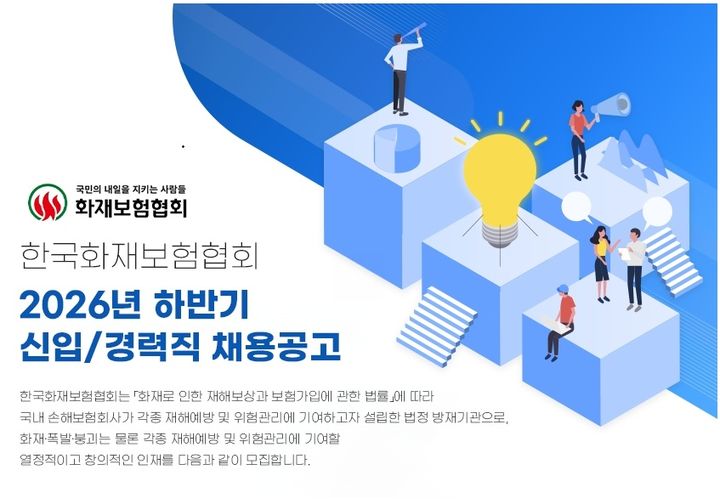 [서울=뉴시스] 화재보험협회 채용공고. (사진=화보협 제공) 2026.10.01. photo@newsis.com *재판매 및 DB 금지