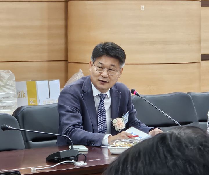 [대전=뉴시스] 1일 고성규 한의학연구원장이 대전 본원서 기자간담회를 하고 있다.(사진=한의학연구원 제공) *재판매 및 DB 금지
